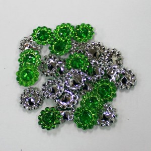 큐빅/접시꽃(11mm) 초록