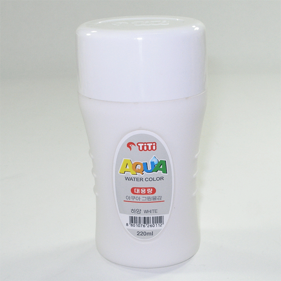 티티수채물감(220ml)/ 흰색