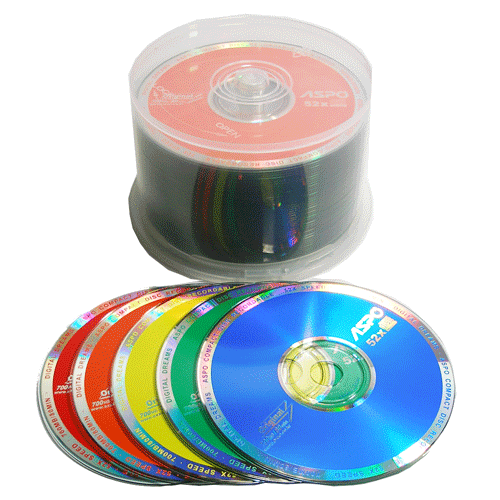 CD-R칼라(ASPO)/50p
